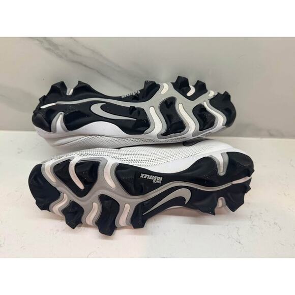 Nike Men's Size 8.5 White Black Vapor Edge Shark 3 Football Cleats - Picture 6 of 6